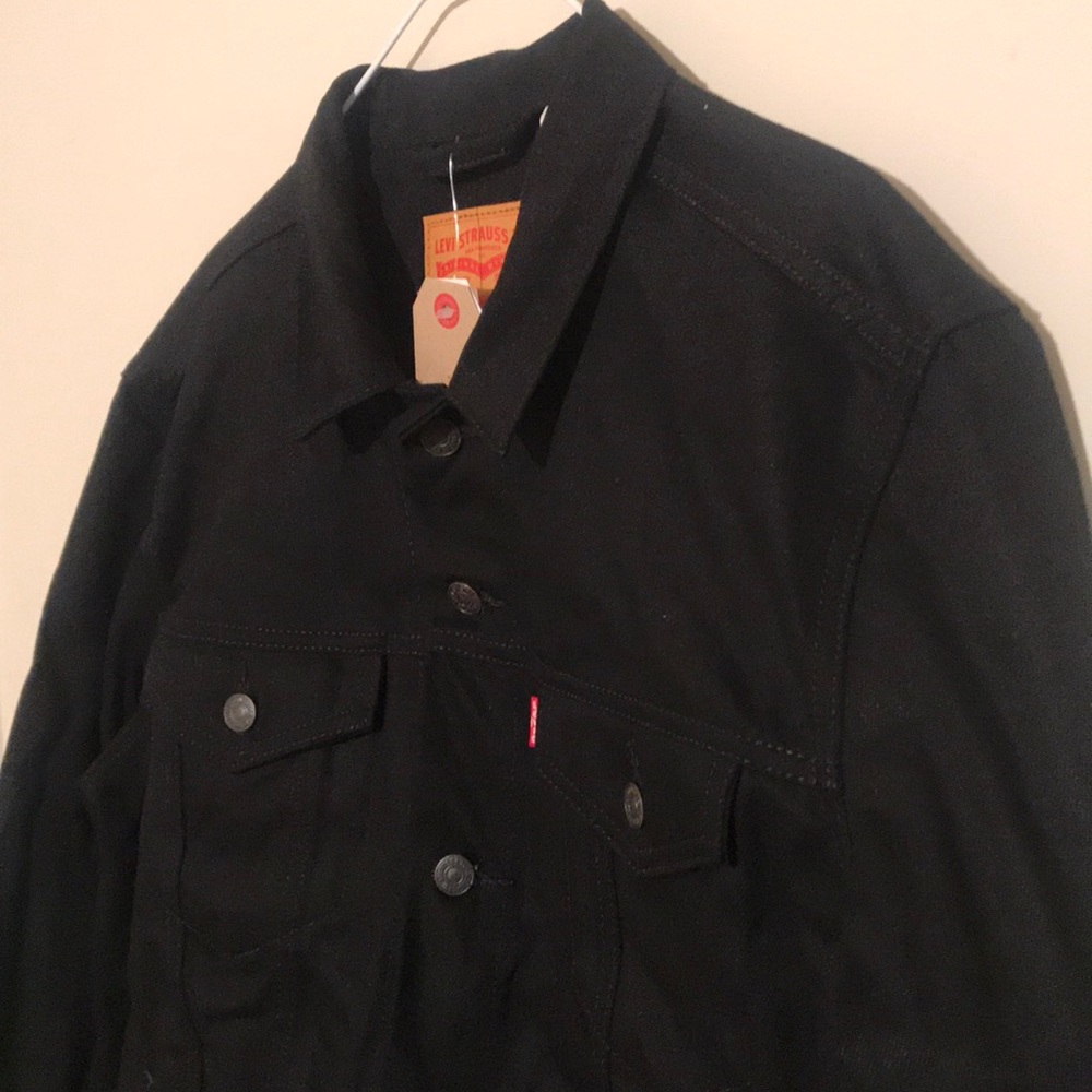 Black Denim Levi Jacket